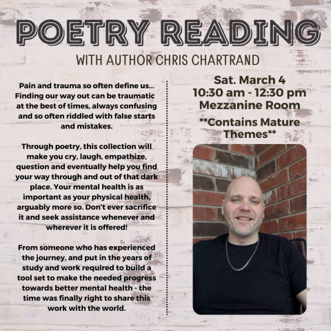 Poetry Reading with Chris Chartrand