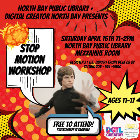 NBPL and DCNB Stop Motion Workshop