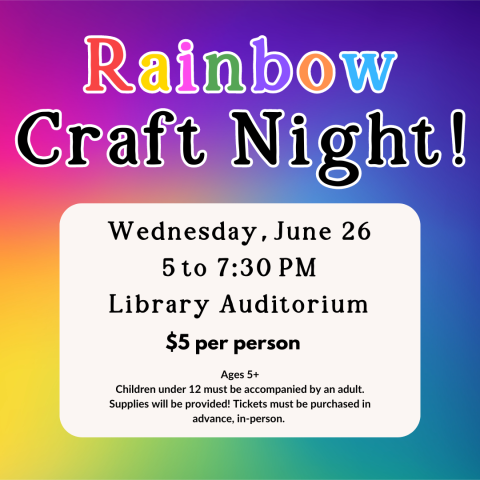 Rainbow Craft Night