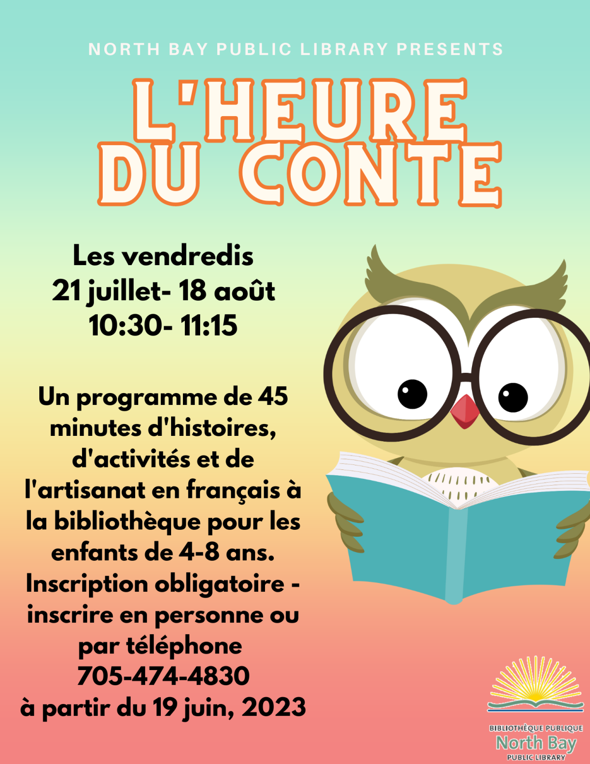 L'heure du Conte poster