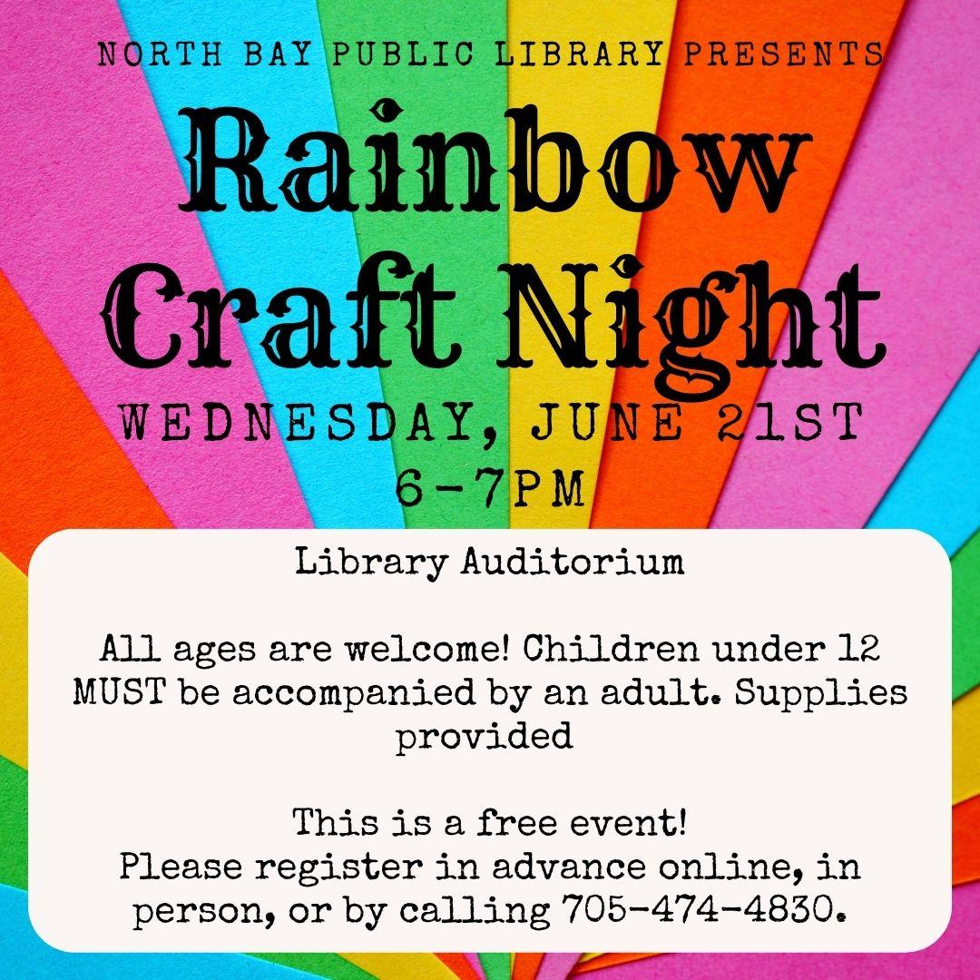 Rainbow Craft Night