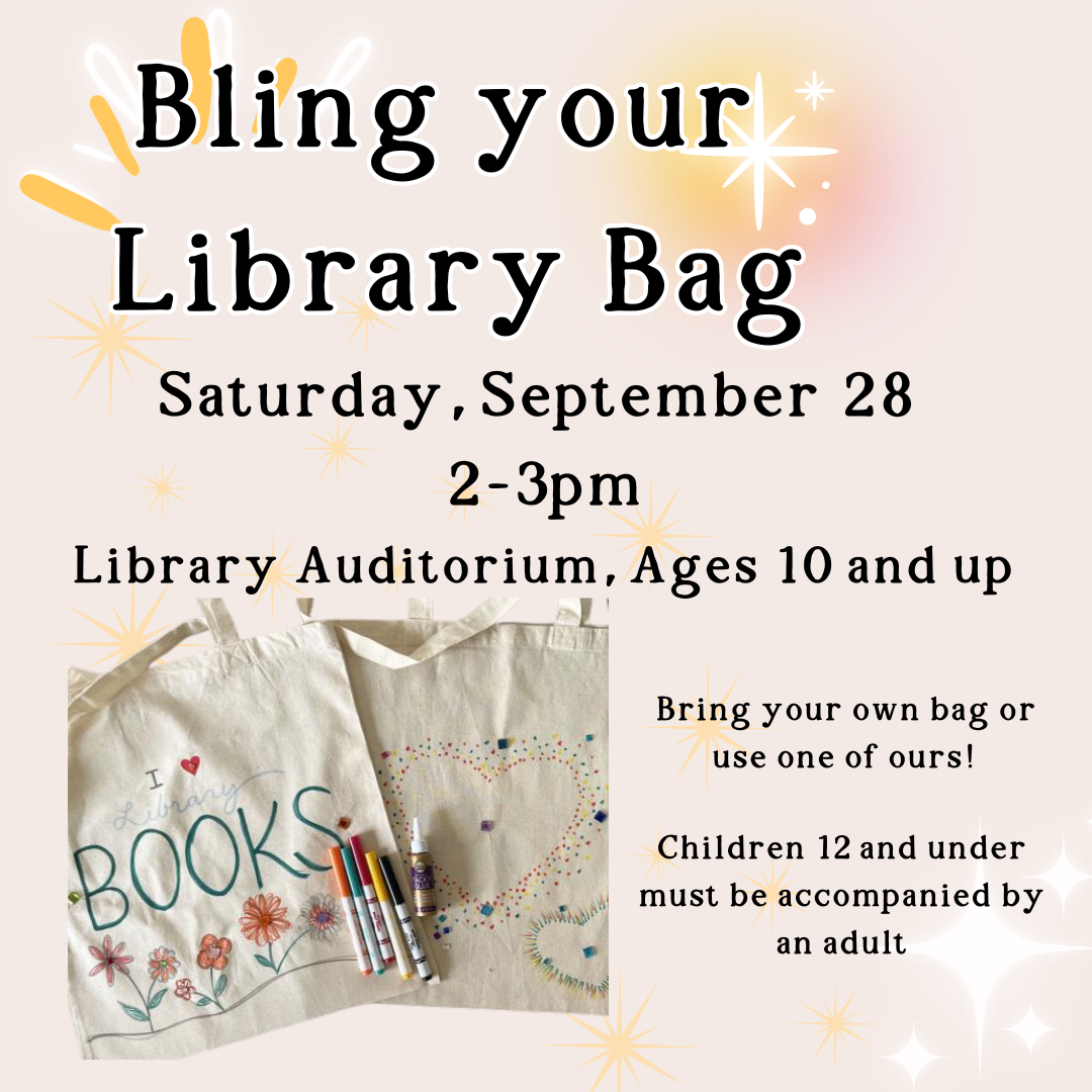 Bling your library bag