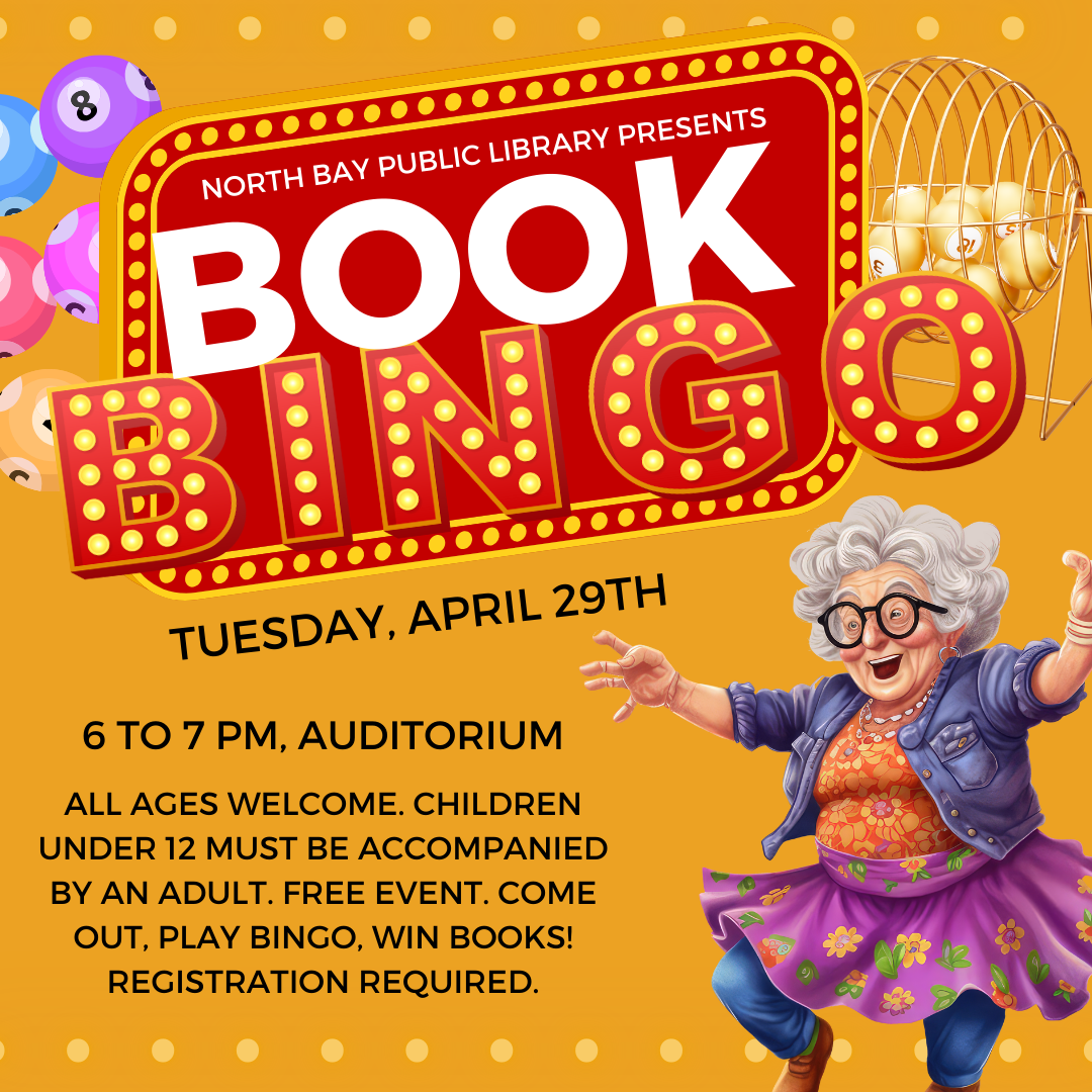 Book Bingo April 29 at 6PM