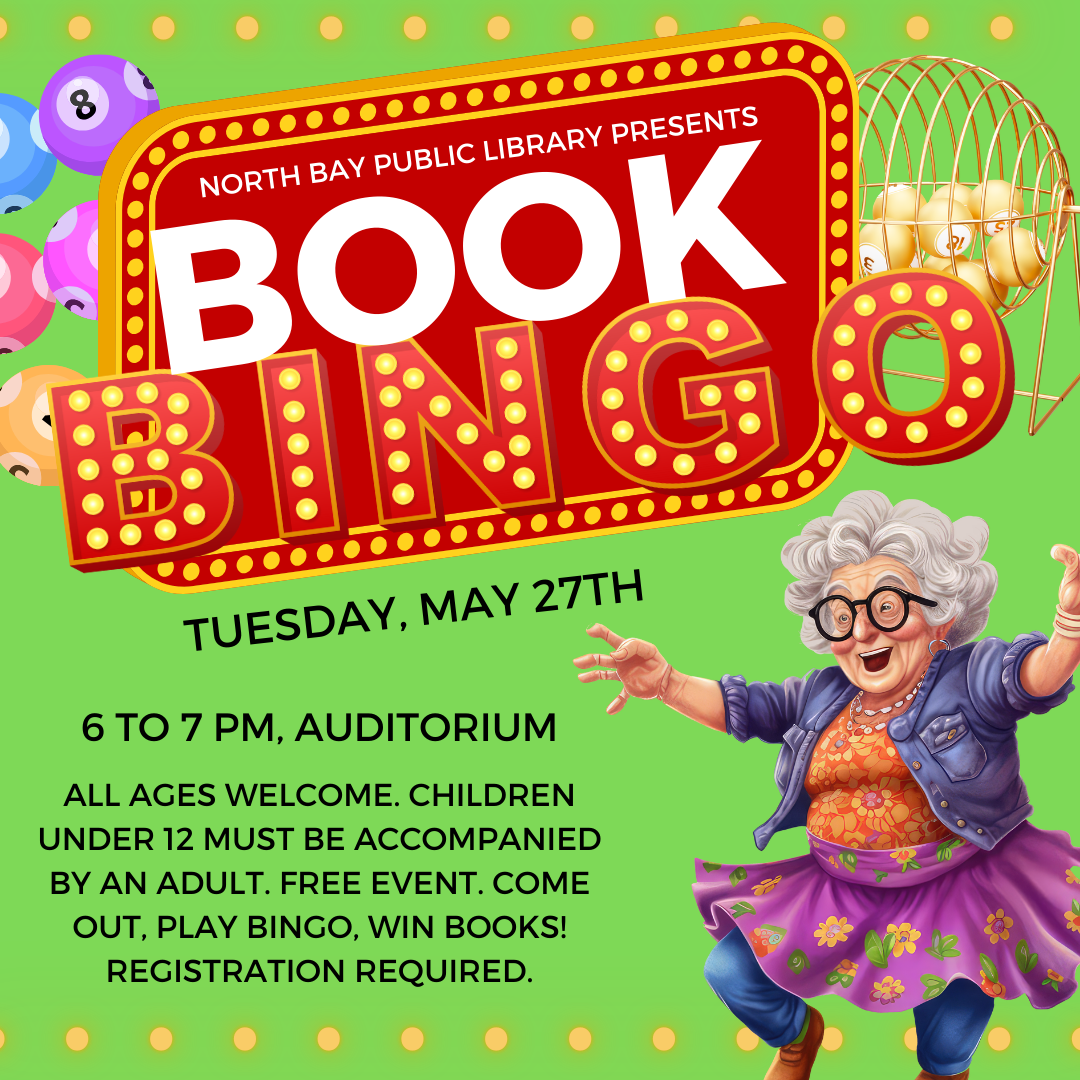 May Book Bingo May 27 at 6PM